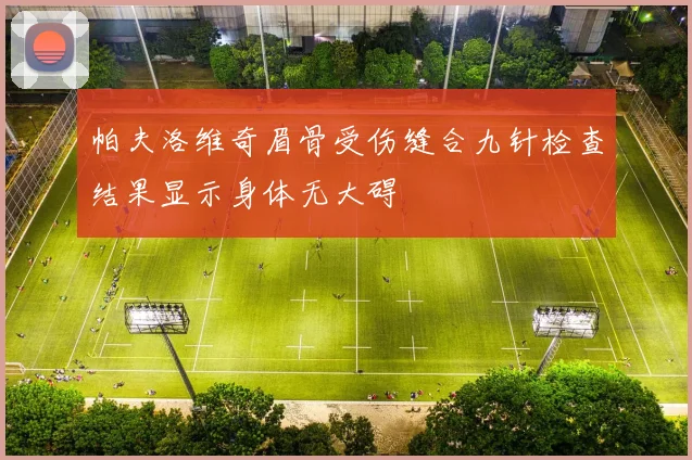 帕夫洛维奇眉骨受伤缝合九针检查结果显示身体无大碍